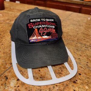 San Francisco 49ers Super Bowl Snapback Cap Hat Patch Sports Specialties NFL Vtg